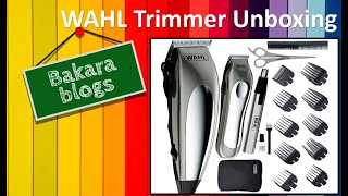 WAHL Hair Clipper Unboxing [upl. by Zoarah217]