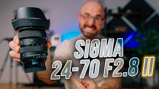 SIGMA 2470mm F28 II 👉 La versión mejorada del objetivo para cámaras Sony Alpha [upl. by Sadira]