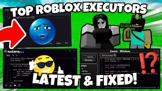 NEW TOP 3 FREE Roblox Script Executors FOR PC  Bypass Byfron  KEYLESS [upl. by Aehtrod]