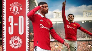 RASHFORDS ON 🔥  Man Utd 30 Leicester  Highlights [upl. by Ndnarb871]