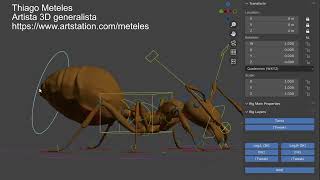 Rigify custom RIG  ANT [upl. by Tatiania]