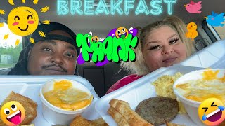 Stop OVERREACTING Tink Prank😂  Breakfast Mukbang [upl. by Karlik638]