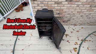 How I Clean Masterbuilt Electric Smoker [upl. by Leanard]