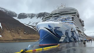 NCL Prima  Northern Europe Cruise  Day 2  Isafjordur Iceland May 2024 [upl. by Aztiram376]