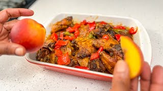 HOW TO MAKE BAKED WINGS IN PEACH SAUCE [upl. by Gloria]