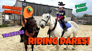 SPOOKY RIDING DARES  Vlogoween 5 [upl. by Slaby]