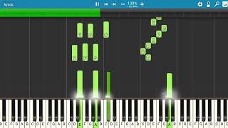 Belén Aguilera  MÍA  Piano Tutorial  Midi [upl. by Frans]