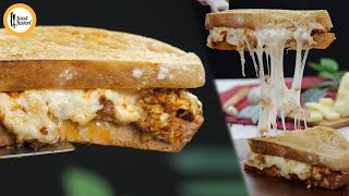 Buffalo Chicken Melt Sandwich Recipe by Food Fusion [upl. by Heyman]