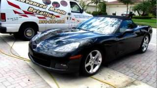 Advanced Detailing of South Florida  C6 Corvette Convertible Black [upl. by Sulohcin]