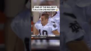 The BOLDEST call in CFB history 👀 shorts [upl. by Oramug255]