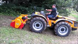 Flail mower INO Brežice EURO MINI [upl. by Nwahsan]