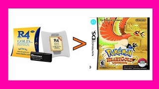 Trading from an R4 cartridge to an Authentic Pokémon Game [upl. by Schwartz]