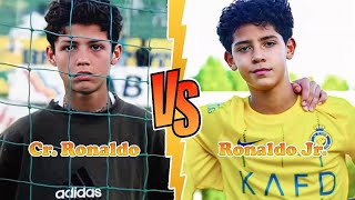 Cristiano Ronaldo VS Cristiano Ronaldo Jr Transformation ★ From Baby To 2024 [upl. by Ramyar]