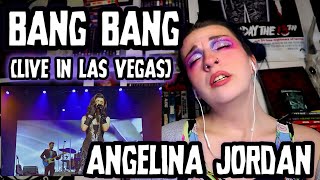 REACTION  ANGELINA JORDAN quotBANG BANGquot LIVE IN LAS VEGAS [upl. by Neggem959]