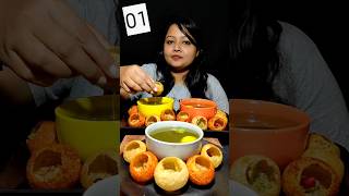 Eating 3 plate Panipuri within 60 seconds shorts ppeats panipuri [upl. by Alodie]