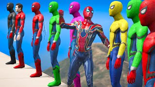 GTA 5 SPIDERMAN VS MINIONS VS HULK VS SPIDERMAN COMPILATION gta5spidermangtaragdoll [upl. by Alissa]