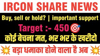 ircon share latest news today  ircon share latest news  ircon share  ircon share target [upl. by Candis]