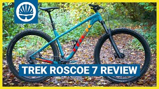 2022 Trek Roscoe 7 Trail Mountain Bike Review  This is NOT an XC Bike [upl. by Eahsel961]