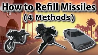 4 Ways to Refill Missiles on Oppressor MkII Deluxo Stromberg amp Any Weaponized Vehicle  GTA Online [upl. by Laenaj623]