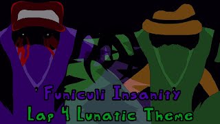 Funiculi Insanity Lap 4 Lunatic Theme Fanmade [upl. by Kosak]