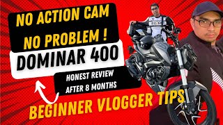 DOMINAR 400 HONEST REVIEW  NO ACTION CAM NO PROBLEM  NEW CHEST HARNESS REVIEW motovlog [upl. by Goggin548]