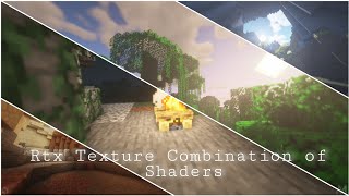 Minecraft Rtx Style Texture Combination of HSD Shader  Mcpe Bedrock [upl. by Hsatan900]