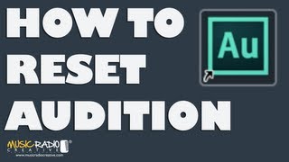 How To Reset Adobe Audition Back To Factory Settings [upl. by Ylaek]