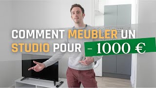 Comment meubler un appartement pour moins de 1000€ [upl. by Soneson]