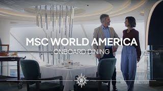 A World of Flavour on MSC World America [upl. by Enois109]