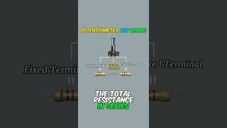 Potentiometer Pin Wiring  How to connect Potentiometer potentiometer diyelectronics [upl. by Mansoor]