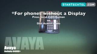 How To Use the Send All Calls Feature On The Avaya Definity 6408 Phone [upl. by Aman]