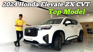 अब Creta कौन लेगा  🤔  2024 Honda Elevate ZX CVT  Top Model  Full Review [upl. by Elynad]