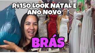 BRÁS HOJE  DESAFIO DE COMPRAS LOOK NATAL E ANO NOVO NO BRÁS [upl. by Martel426]