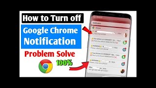 How to turn off Chrome Notifications on Android Google Notification Kaise Band Kare [upl. by Anselmo]