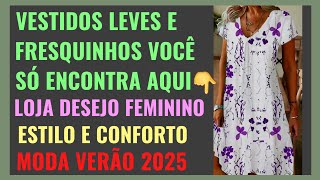 VESTIDOS VERÃO 2025 [upl. by Dominica930]