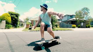 Downslope surfskate basics  beginner surfskate tutorial [upl. by Oigres]