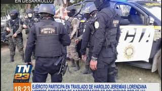 Ejército participa en traslado de Haroldo Jeremías Lorenzana [upl. by Territus314]