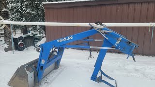 Removing a New Holland Loader [upl. by Cida]