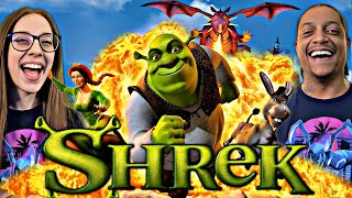 SHREK 2001  MOVIE REACTION  FAIRYTALE PARODY  MIKE MYERS  EDDIE MURPHY  LORD FARQUAAD😱😂 [upl. by Naaitsirhc]