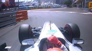 Michael Schumacher Takes Final quotPole Positionquot  2012 Monaco Grand Prix [upl. by Niveg604]