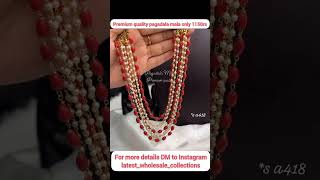 Premium quality pagadala mala only 1150rs jewellery beads pagadalamala padagalu premiumquality [upl. by Bautram]