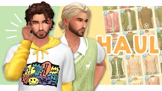 BEST CC FINDS FOR MEN  Sims 4 Custom Content Haul Maxis Match [upl. by Ardella418]