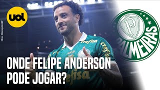 FELIPE ANDERSON EXPLICA EM QUAIS POSIÇÕES PODE ATUAR PELO PALMEIRAS [upl. by Briant898]