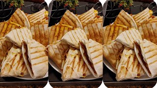 Recette  Sandwich pita facile recette au poulet [upl. by Leiuqeze]