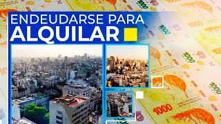 ENDEUDARSE PARA ALQUILAR Más del 50 de inquilinos se endeudan para poder alquilar [upl. by Nyladam]