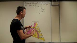 2MH2 5Driehoeken tekenen met 2 zijden en een hoek gegeven [upl. by Arlan]