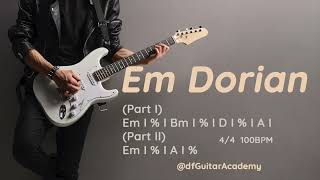 Em Dorian Guitar Backing Track [upl. by Aicsile]