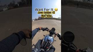 Jawa bobber 42 second Seat reaction 😢 trending viral motovlog jawa42bobber shorts [upl. by Arehsat448]