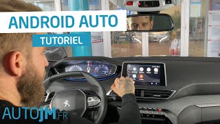 Découvrez lapplication Android Auto  Démo sur Peugeot 5008 🚗 [upl. by Olfe]