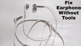 how to fix earphones that only work on one side without cutting [upl. by Nneb53]